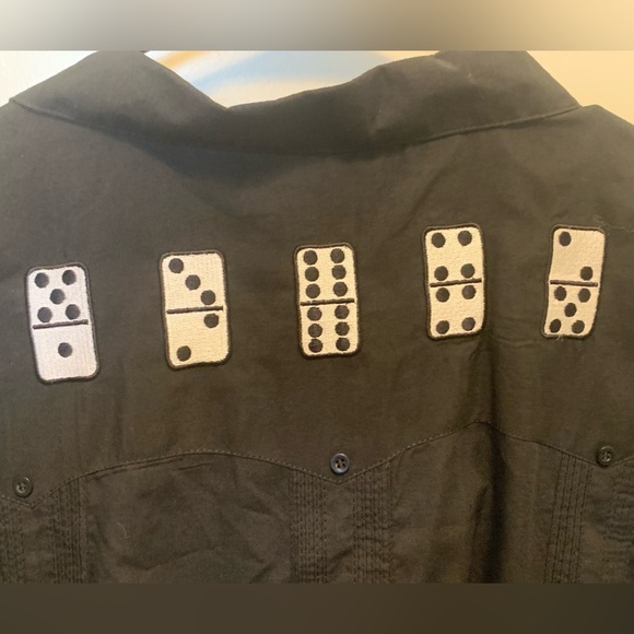 Hornitos Tequila Tropical Breeze Men's Cargo shirt with dominoes patches - Picture 4 of 8